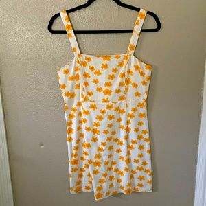 Forever 21 Daisy Print Mini Dress